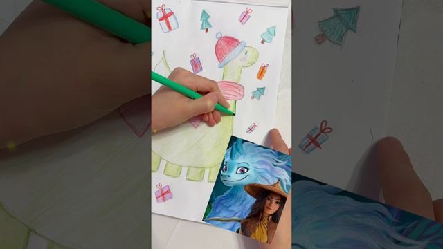 Рисую дракона. #дети #поделки #развивашки #красота #дракон  #арт