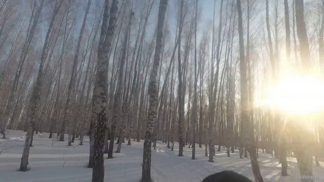 17.03.2019 База отдыха Арчекас круг на снегоходе