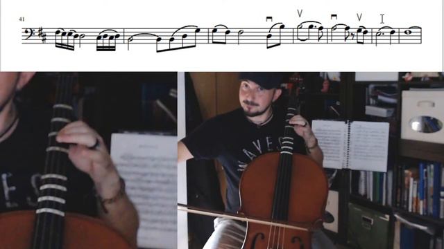 🎻 Cómo tocar GABRIEL'S OBOE en CELLO 💥Versión fácil + Partitura