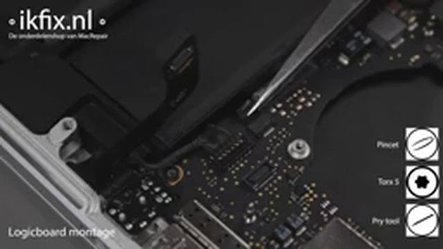 MacBook Retina 13 inch Keyboard (toetsenbord) montage
