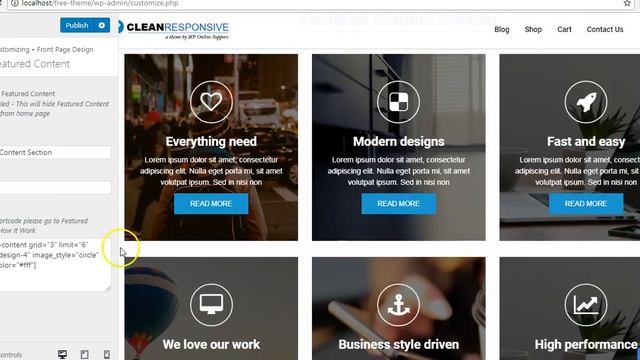 WordPress plugins iClean Responsive WordPress Theme