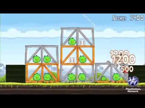 (PSP) Angry Birds (NPUZ-00241) Trailer PSXPLANET.RU