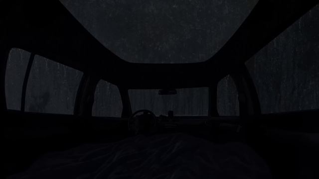 10 Hours ?️ Overnight in a cozy car during heavy rain and thunderstorms to relax your mind and slee