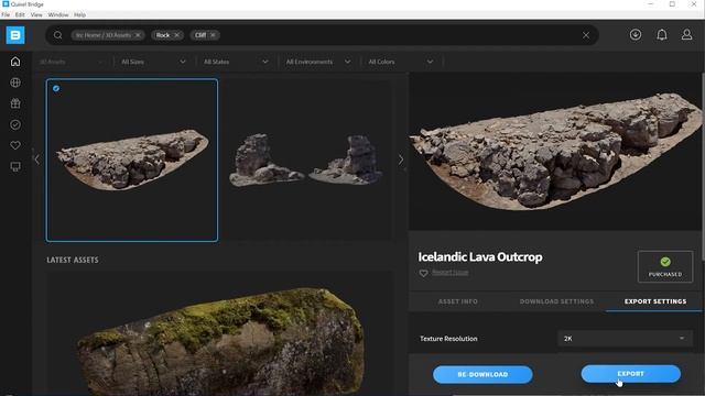 Quixel Megascans and Unity or Megascans and Maya