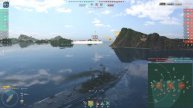 Battleship Ohio on map Loop, 342k damage - World of Warships