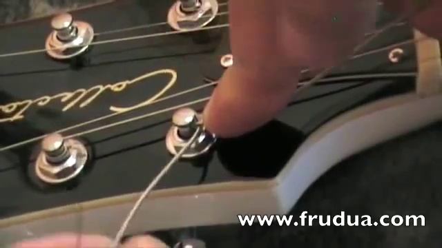 Change strings - string your guitar so it will NEVER lose tuning