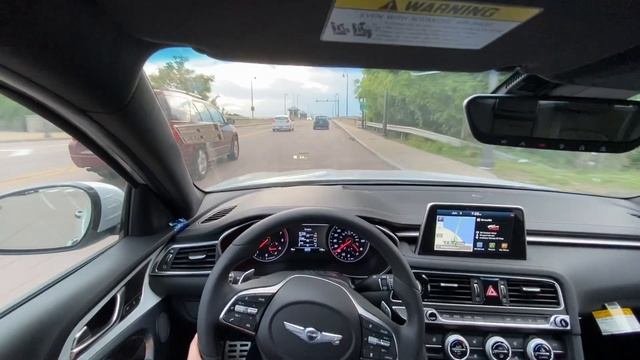 2020 genesis G70 POV test drive and impressions