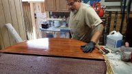 Stripping furniture