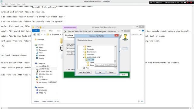 FIFA 14 WORLD CUP 2014 PATCH INSTALL TUTORIAL