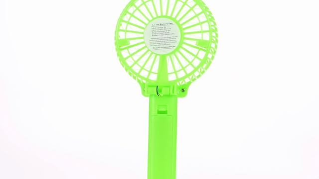 Портативный вентилятор зеленый 62