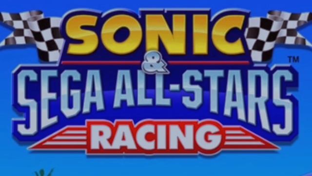 sonic and sega all stars racing menu