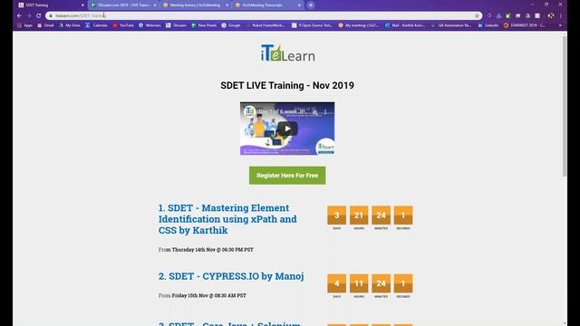 SDET Training - Focus : QA, Automation, SDET, CI/CD, DevOps