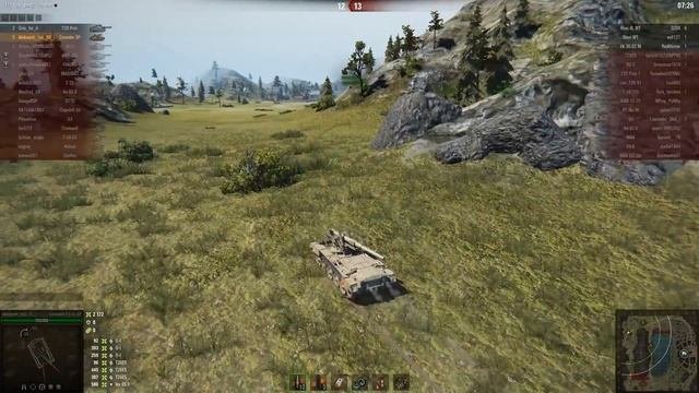 World Of Tanks  САУ Crusader 5.5-in. SP