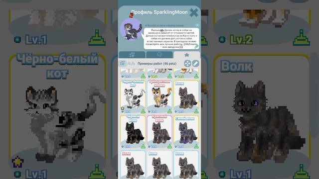 Мой аккаунт в Pixel pets
