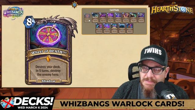 Warlock Class Cards in Hearthstone Whizbang's Workshop Revealed!