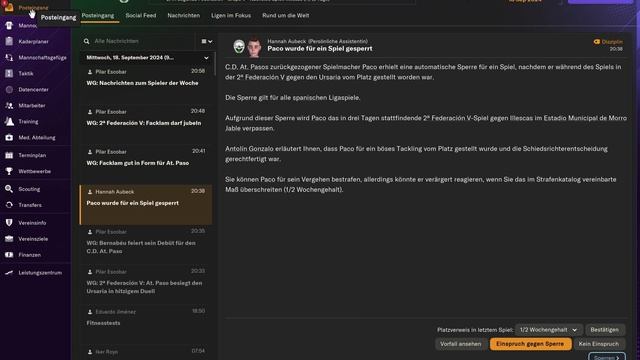 ? Football Manager 2024 Let's Play | Atletico Paso | Episode #016 | Deutsch