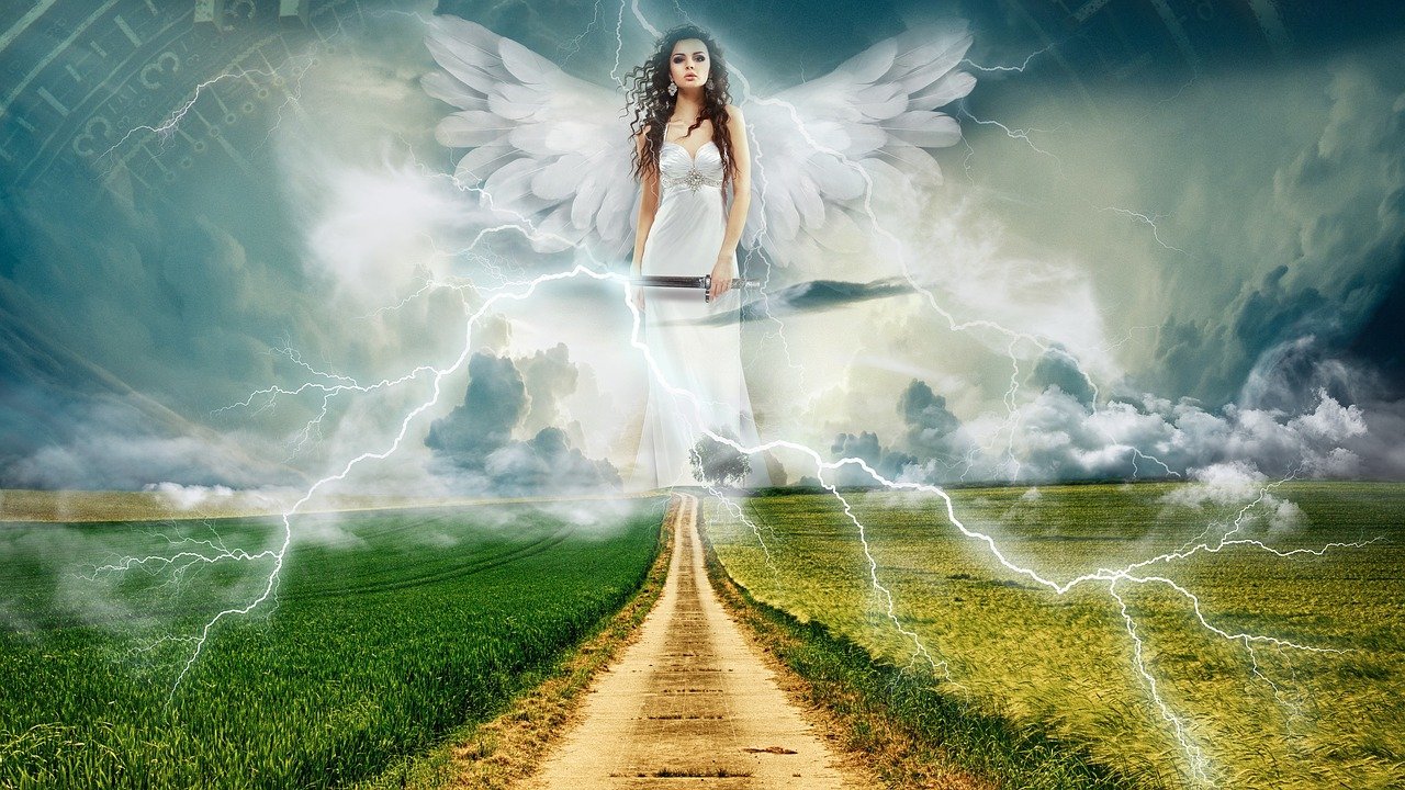 Ангел хранитель освещает путь