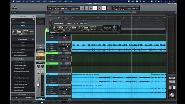 UA LUNA running on an M1 Macbook Air - Rosetta 2 Performance