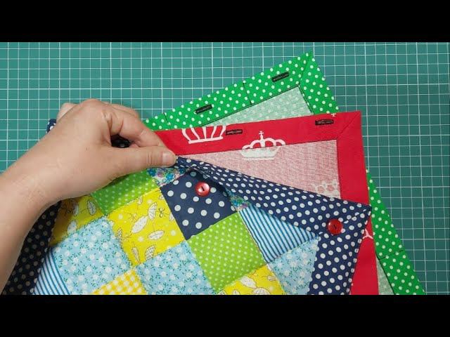 Пэчворк. 3 идеи пододеяльников для лоскутного одеяла.