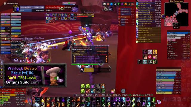 TK: The Eye, Destro Warlock 9/28/2021 Origins Pagle, WoW TBC Classic