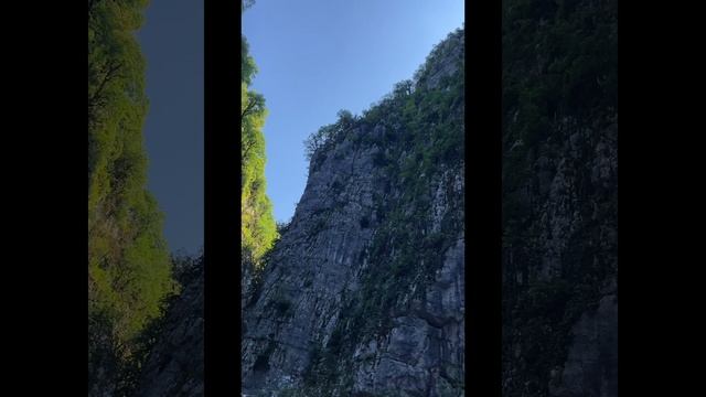 Абхазия дорога на озеро Рица