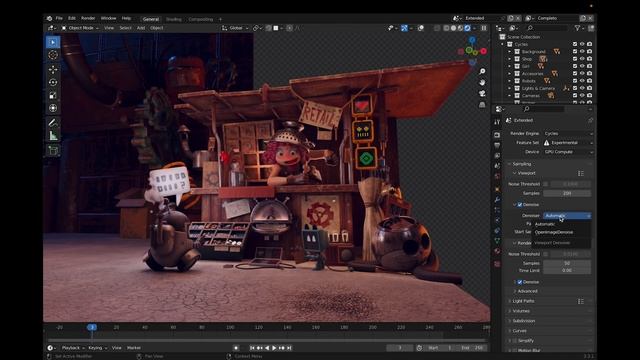 Que vaut le MacBook Pro (M1 Pro) en 3D sur Blender ?