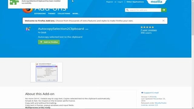 How to Automatically Copy Selected Text To Your Clipboard in Firefox Browser