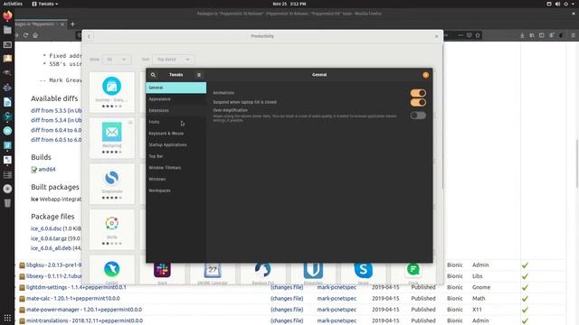 Using Pop!_OS 19.10 ep 3  Cloud Apps Gnome Tweaks and Recommendations
