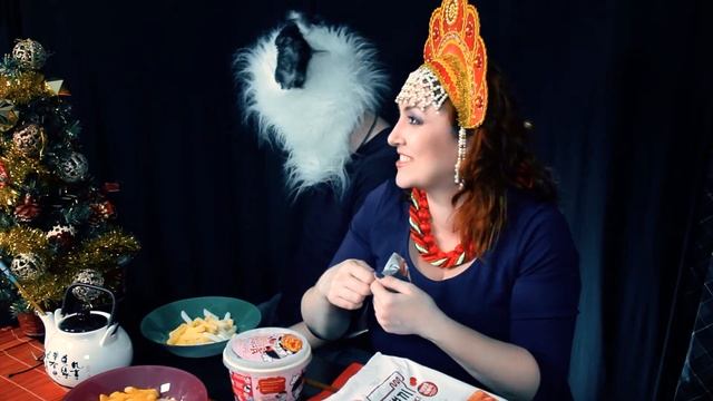 Обзор Tteokbokki - Карбонара острая!!!)) КОРЕЙСКАЯ ЕДА | 떡볶이
