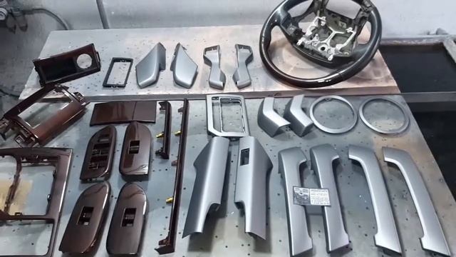 Аквапринт АквапечатьПеределка LandCruizerPrado под красное дерево и восстановление серого цвета!!!
