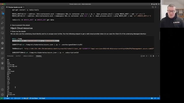 Einen Kubernetes Cluster hijacken | Azure Ruhrgebiet Meetup 05/22
