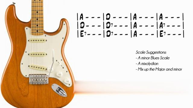 Smooth 12 Bar Blues In A _ Guitar Backing Track