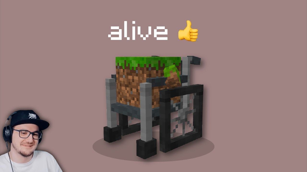 Добавил ЖИЗНЬ в каждый БЛОК в МАЙНКРАФТ ► I added being alive to every block in Minecraft | Реакция