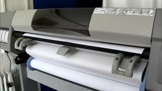 HP DesignJet 5000 load roll