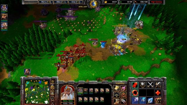 1 (Human) vs 6 Insane Computers AI (All Orc) | Warcraft 3 Reforged | 1.33.0 Patch