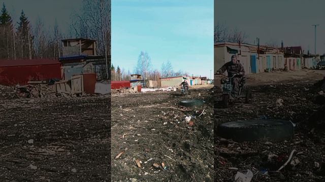 трицикл из мотоблока 3 часть
