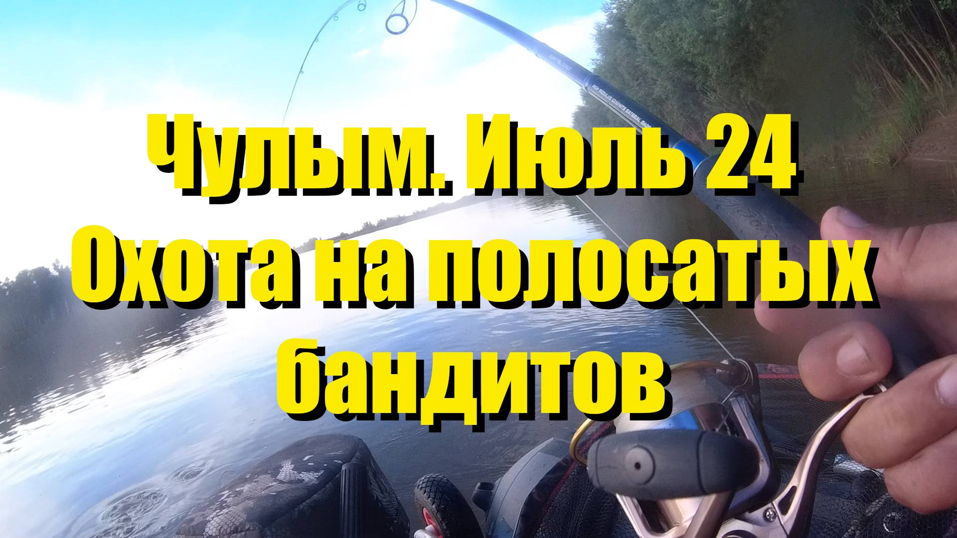 Чулым. Июль 24. Охота на полосатых бандитов