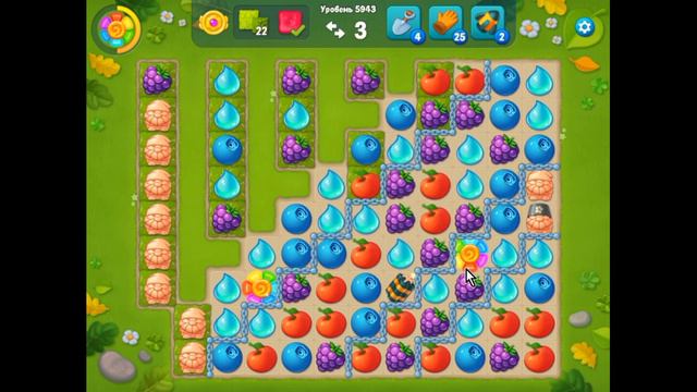 Ranch Adventures Walkthrough lvl 5943 дача три в ряд