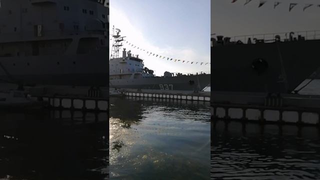 В Петербург прибыл учебный корабль Военно-морских сил Алжира на Парад в Неву к Дню ВМФ!!!!