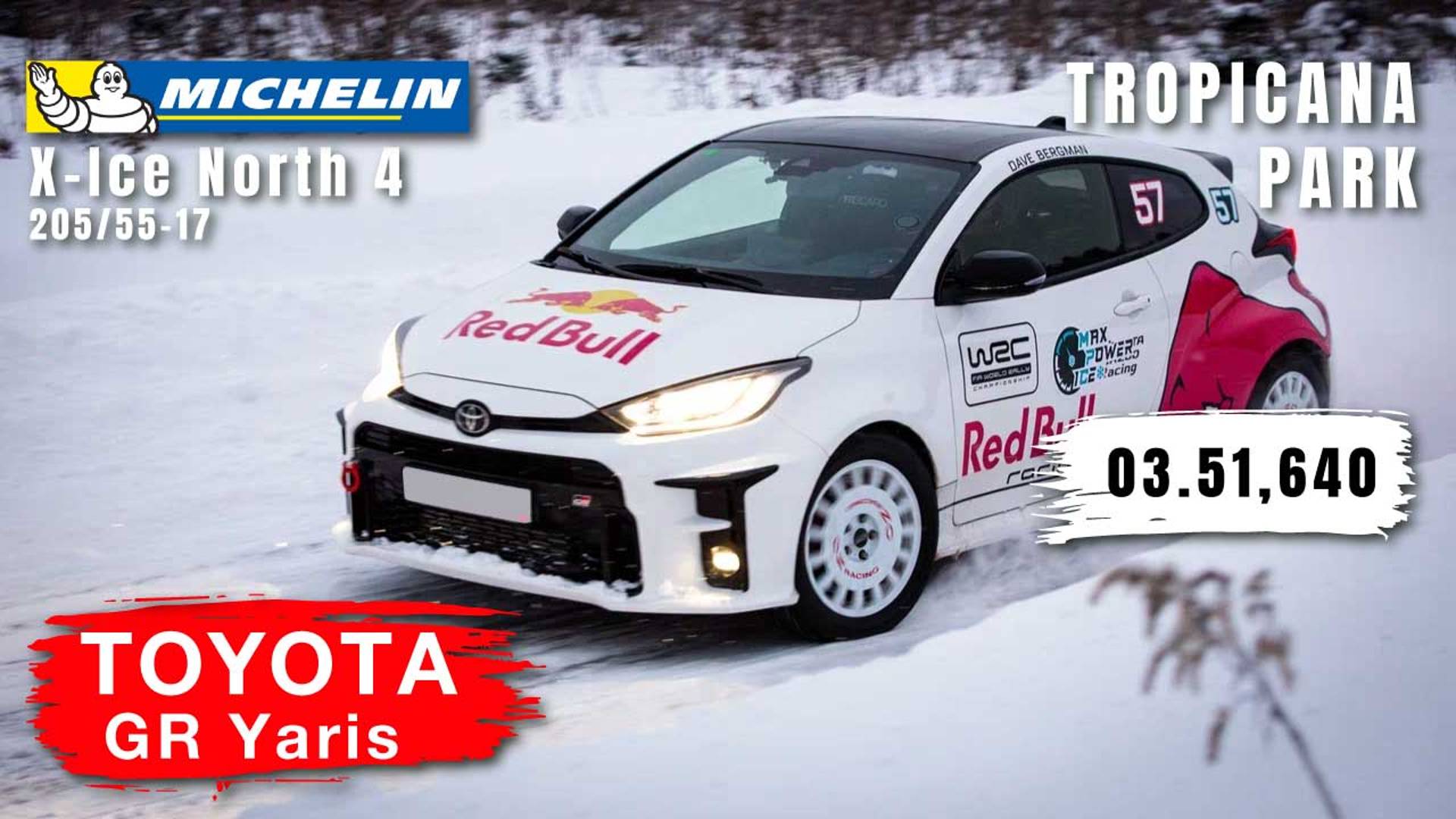 MAXPOWERICE 2024 | TROPICANA PARK | Toyota GR Yaris | 03.51,640 | Michelin X-Ice North 4