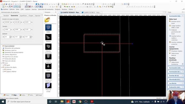 CUARTO TECNICO  ELECTRICO 3D DIALUX 4.13
