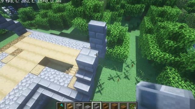 Как построить ПРОСТОЙ СРЕДНЕВЕКОВЫЙ ДОМ в майнкрафт!