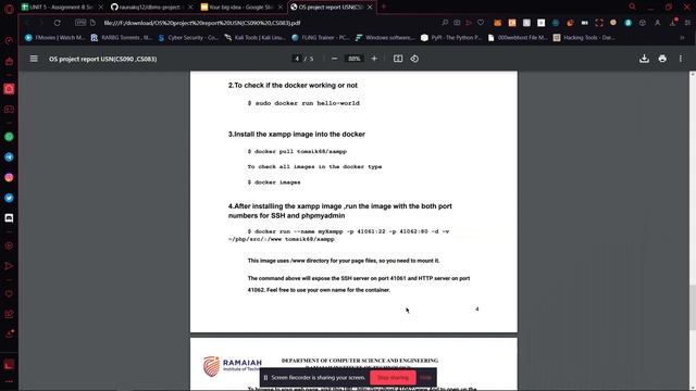 project docker by cs student VTU
