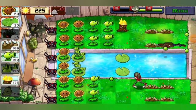 Надо проходить и мини-игры 🎲 "Plants vs. Zombies #7'
