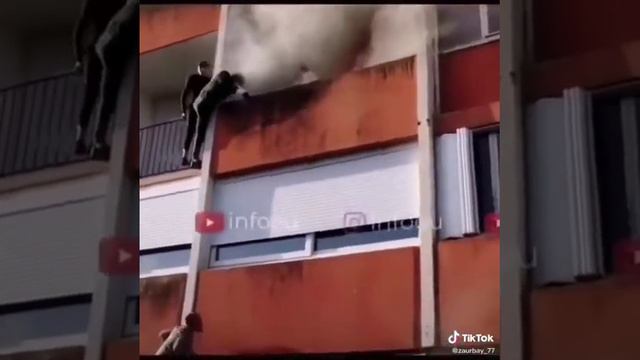 чеченцы спасли дедушку во Франции