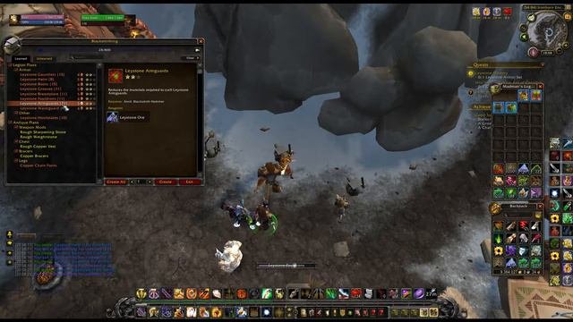 Leystone Mastery WoW Quest Blacksmithing