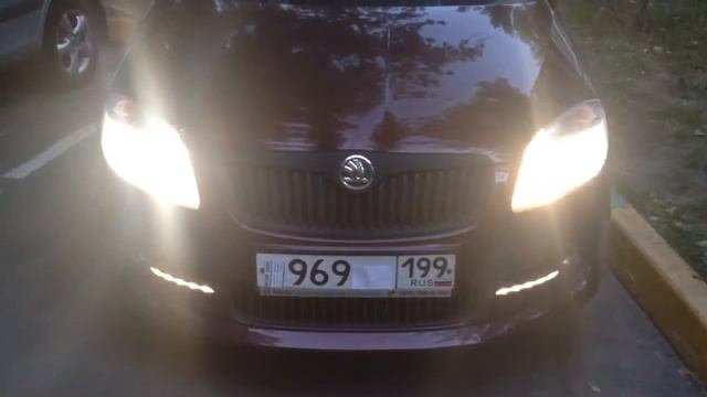 Skoda Fabia II + DRL Milotec