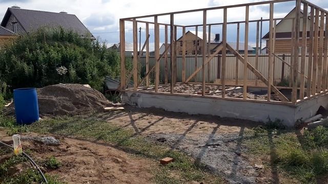 Каркасная баня #2