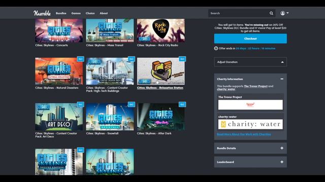 Humble Bundle  City Skylines Colossal Collection Game Bundle   May 2022