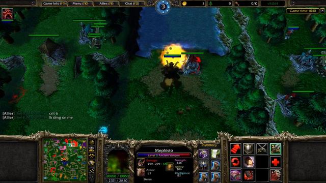 Warcraft 3: Vampirism Fire #3 VAMPIRE /w TheHUMANHunter